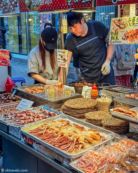 myeongdong korean food